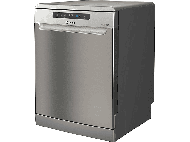 Lavavajillas - Indesit DFO 3T133 A F X, 13 servicios, 9 programas, 60 cm, Inox