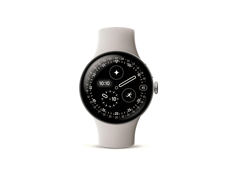 Smartwatch - GOOGLE Pixel Watch 4, S/L, Aluminio, Plata (Ref. 168897522)