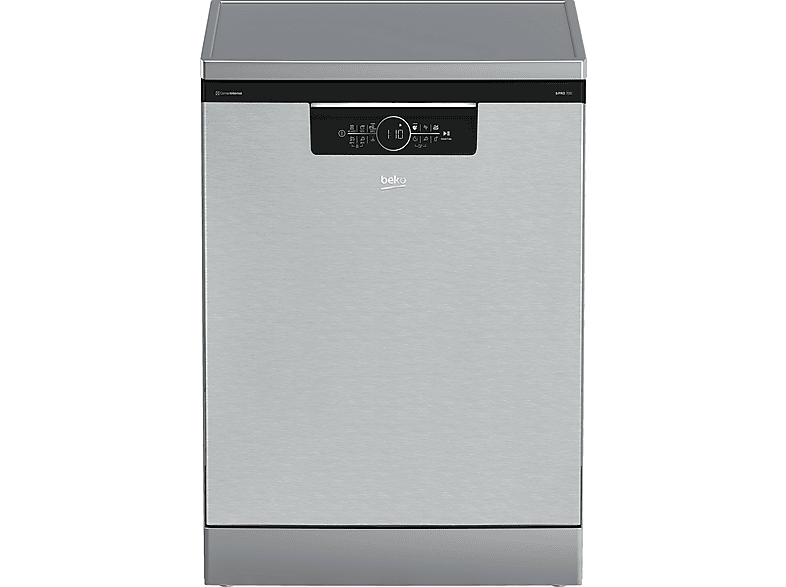 Lavavajillas libre instalación 60 cm - BEKO BDFN36560XC, 15 servicios, 11 programas, 598 mm, Gris — foto 1
