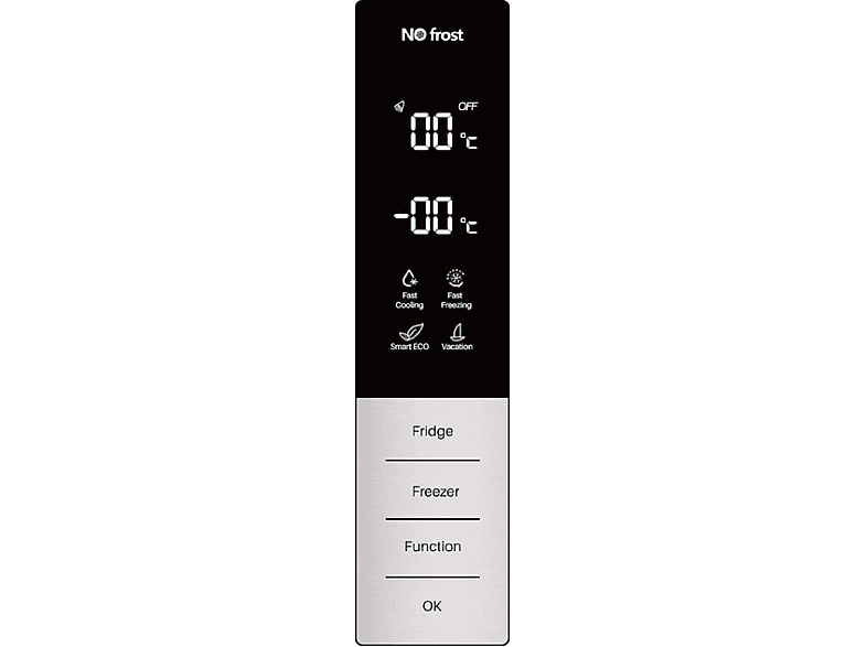 Frigorífico combi - EVVO F60, No Frost, Altura 200 cm, Blanco — foto 7