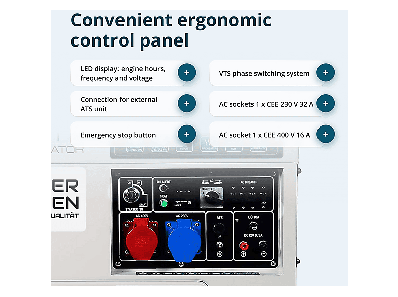 Generador de energía - KÖNNER & SÖHNEN KS 9200HDES-1/3 ATSR — foto 7