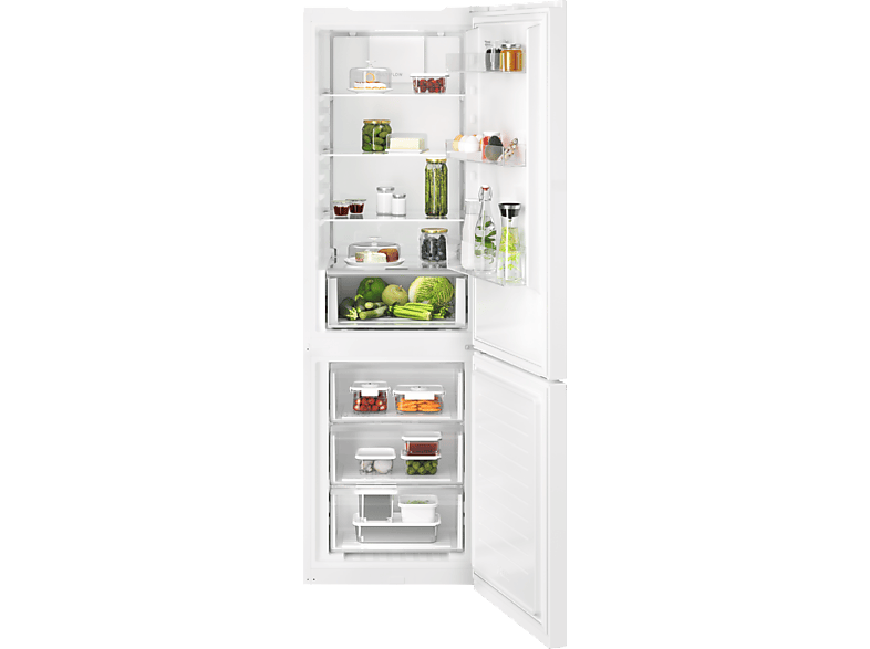 Frigorífico combi - AEG ORC6N321DW, No Frost, Altura 1870 mm, Capacidad 328 l, Blanco Polar