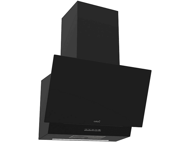 Campana decorativa - CATA THALASSA 700GBK /G, 4 velocidades, 811 m³/h, 70 cm, Negro — foto 2