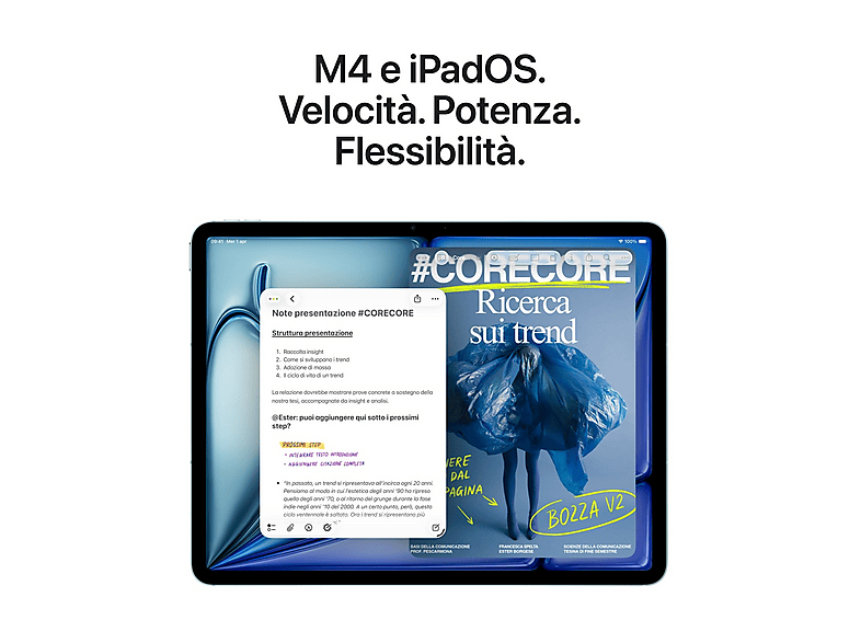 APPLE IPAD AIR 13 M4 WF CL 256GB STL, 256 GB, Beige, 13 " Retina, 12 GB RAM, Apple M M4, Tablet iOS — foto 4