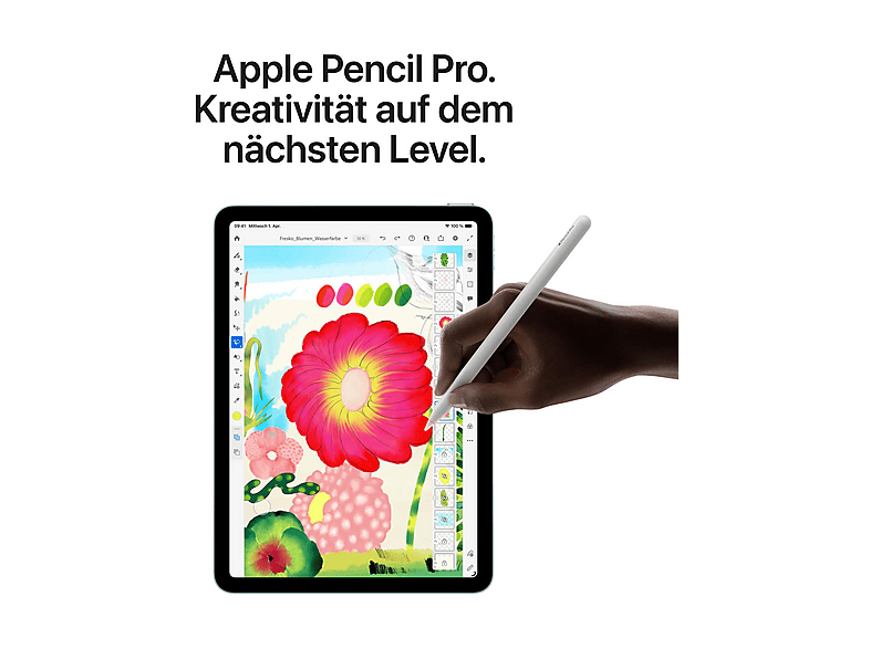 APPLE IPAD AIR 13 M4 WF CL 256GB STL, 256 GB, Beige, 13 " Retina, 12 GB RAM, Apple M M4, Tablet iOS — foto 9