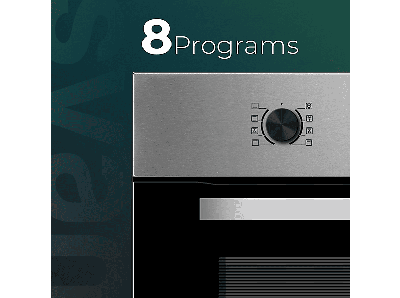 Horno multifunción - SVAN SHM8700DPX, Libre instalación, 70 l, 57,5 cm, Inox — foto 5