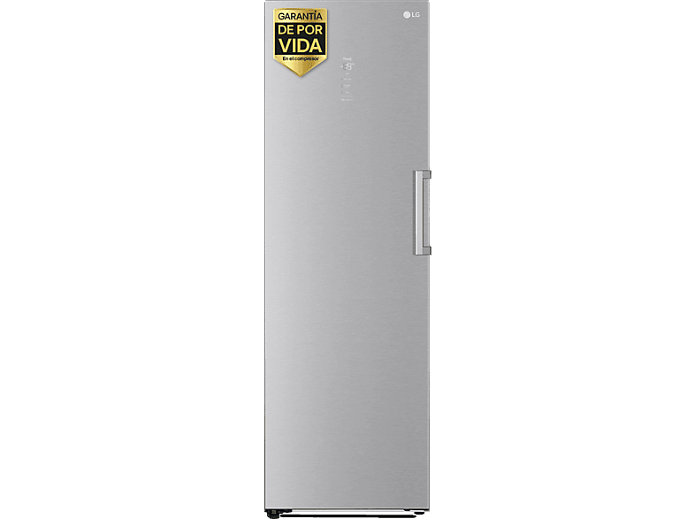 Congelador vertical - LG GFM61MBCSF, No Frost, 186 cm, 324 l, MetalFRESH™, Inverter Linear Compressor™, Inox texturizado antihuellas