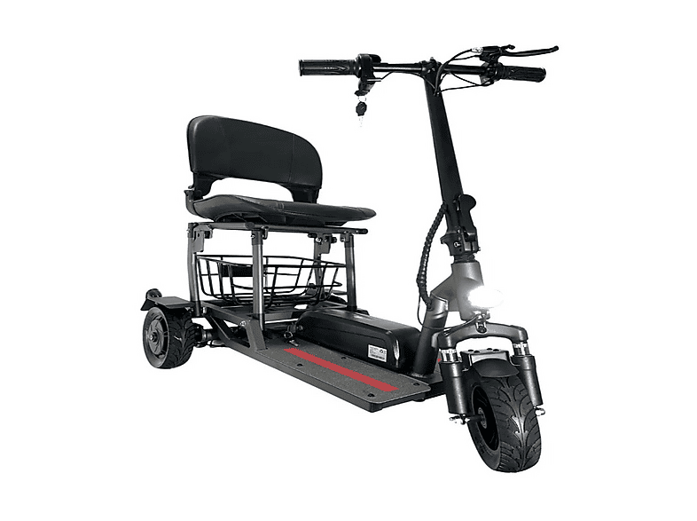 Triciclo eléctrico plegable - CAREWAY Lite Travel Version, Black — foto 7