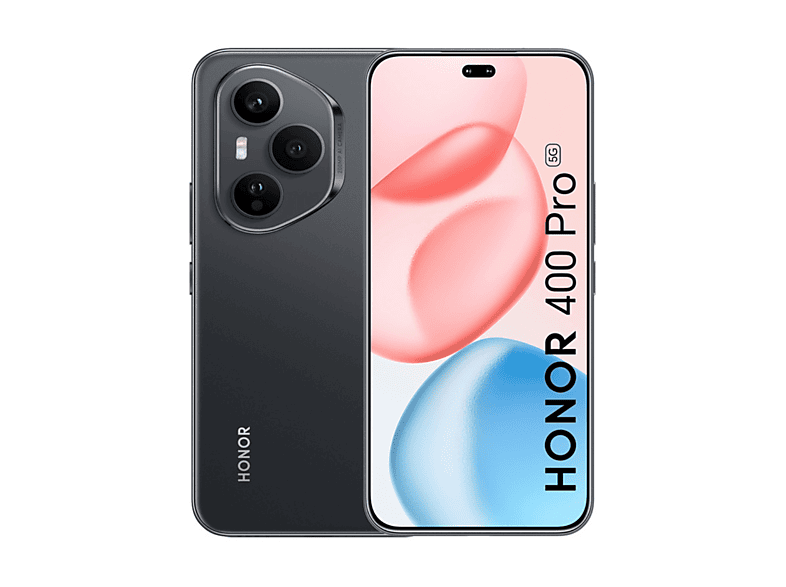 HONOR 400 Pro, Negro, Móvil Sistema operativo propietario, 512 GB, 12 GB RAM, 6,7 " AMOLED, 120 Hz, 8 Gen 3, 5300 mAh