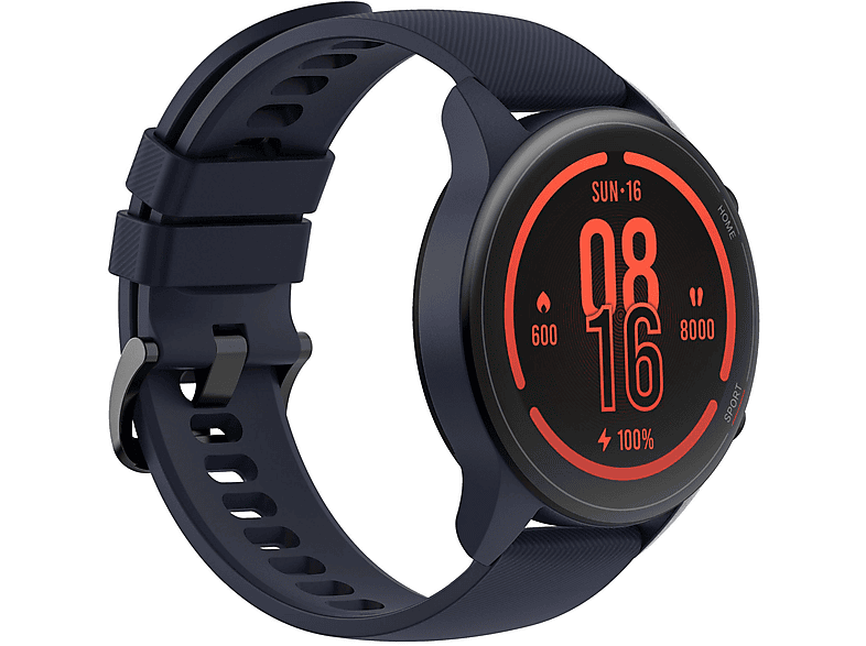 Smartwatch - XIAOMI MI WATCH (NAVY BLUE), 130-220mm, Poliuretano termoplastico (TPU), Azul — foto 3