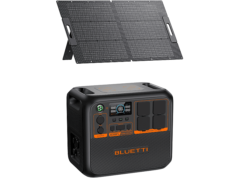 Kit estación de energía professional - BLUETTI AC200PL con panel solar de 120W