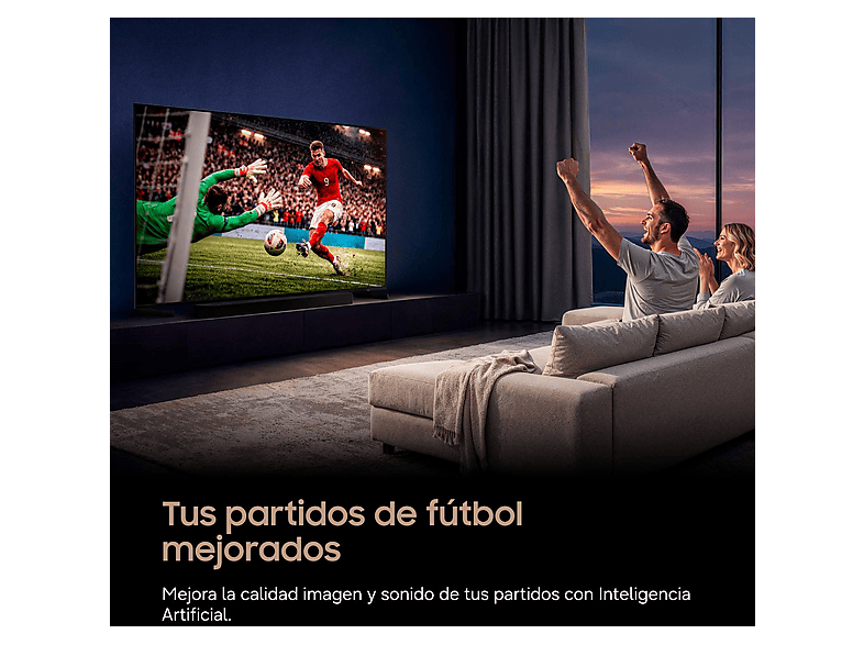 TV Neo QLED 55" - Samsung TQ55QN80HAUXXC, UHD 4K, NQ4 AI Gen2, Smart TV, DVB-T2 (H.265), Negro — foto 10