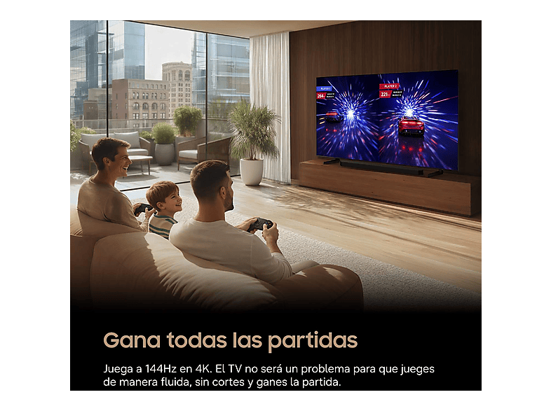 TV Neo QLED 55" - Samsung TQ55QN80HAUXXC, UHD 4K, NQ4 AI Gen2, Smart TV, DVB-T2 (H.265), Negro — foto 11