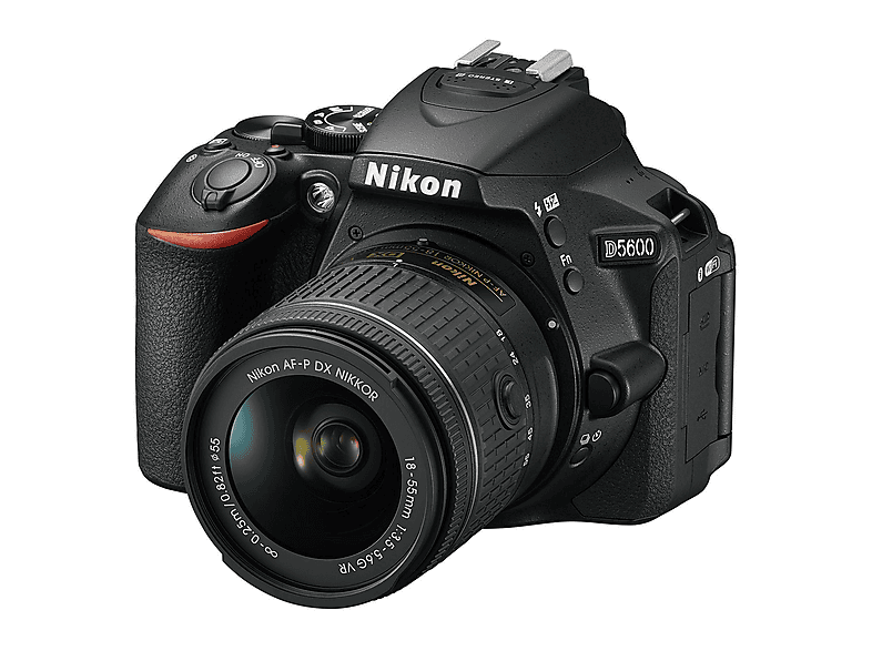 Cámara réflex APS-C - NIKON D5600K/1855VR/FHD, 24,78 megapixel, CMOS, Medición, Negro — foto 3