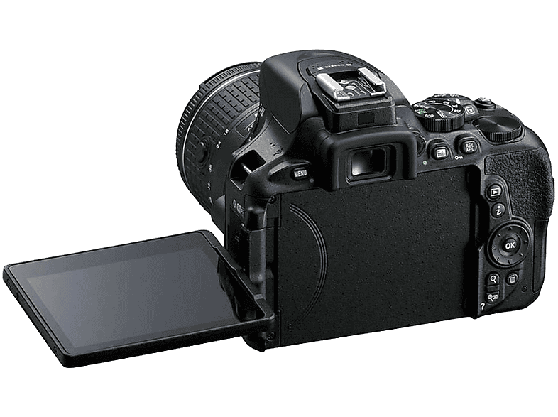 Cámara réflex APS-C - NIKON D5600K/1855VR/FHD, 24,78 megapixel, CMOS, Medición, Negro — foto 4