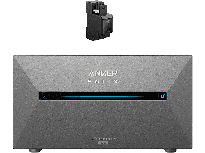 Central eléctrica de balcón - ANKER Solarbank 2 E1600 Pro, 1600Wh, 4 MPPT (3400W), 2400 W