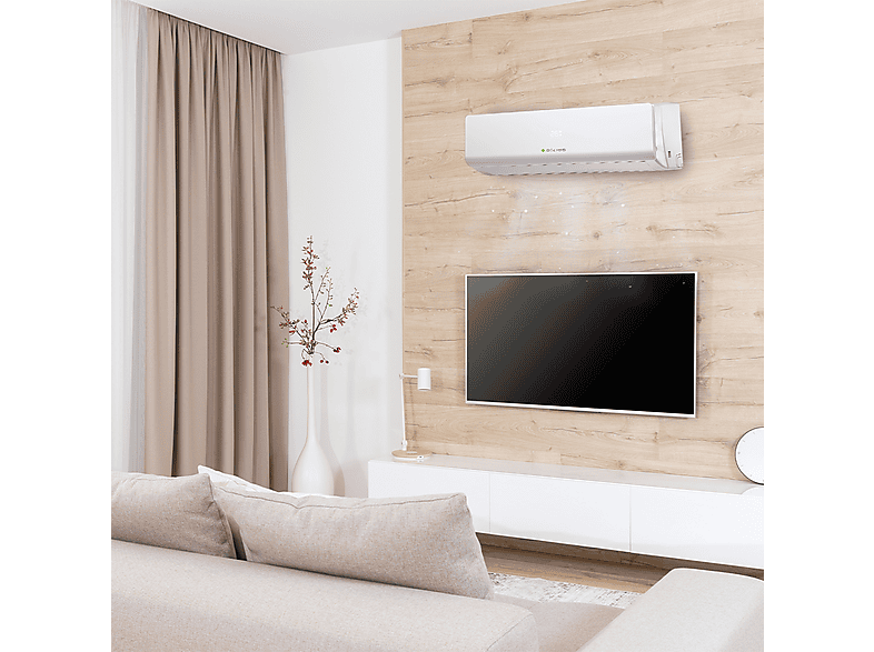 Aire acondicionado Split 1x1 - ASPES AAAS1200W, 12000 fg/h, Función Inverter, Blanco — foto 3