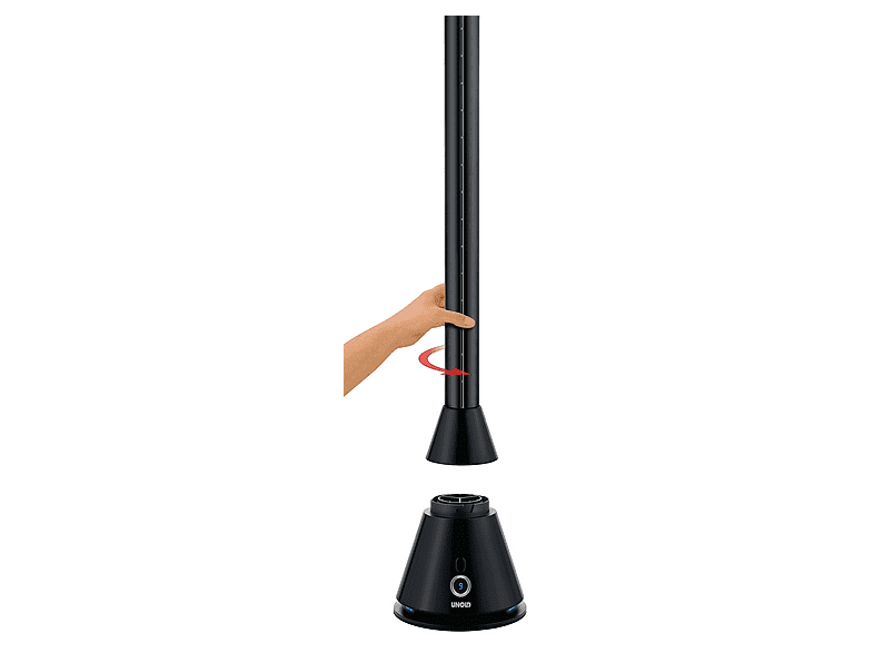 Ventilador de torre - UNOLD 86865, 26 W, 3 velocidades, Negro — foto 6