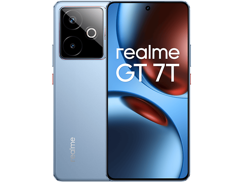 REALME GT7T 6.8P/5G/8N/12+256GB/BL, Azul, Móvil Sistema operativo propietario, 256 GB, 12 GB RAM, 6,8 " LTPS 2.5D, Dimensity 8400MAX, 7000 mAh