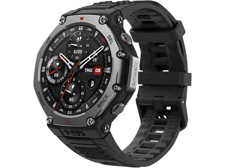 Smartwatch - Amazfit T-Rex 3, 1.5" AMOLED, Táctil, 27 días Autonomía, Silicona, Compatible iOS/Android, Onyx — foto 3