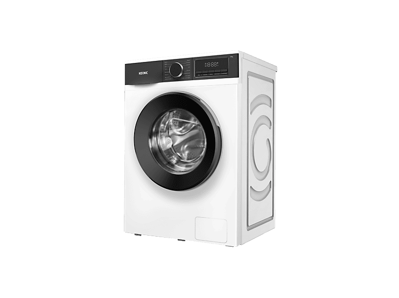 Lavadora carga frontal - KOENIC KWM 10163, 10 kg, 1400 rpm, 16 Programas, Blanco — foto 3