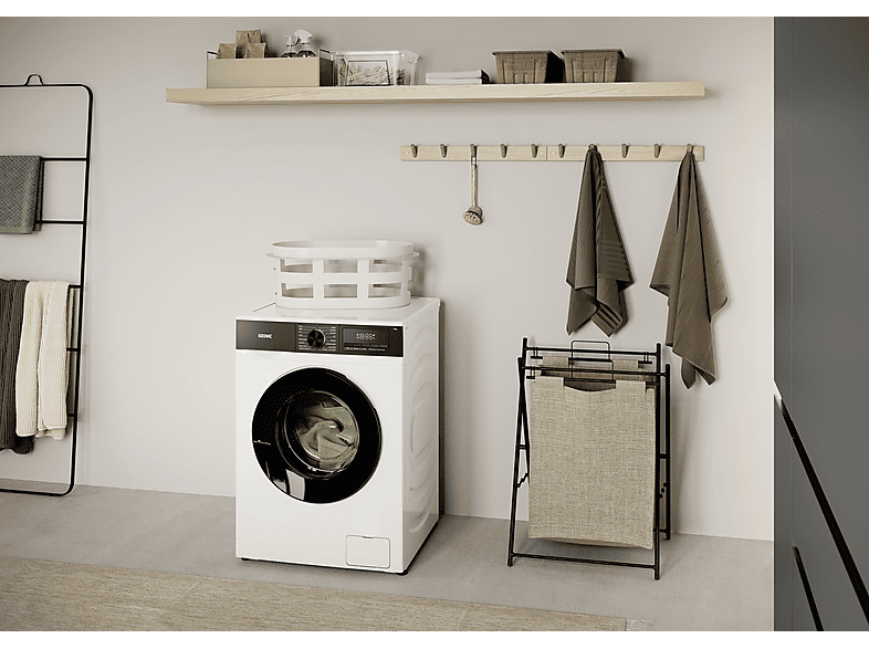 Lavadora carga frontal - KOENIC KWM 10163, 10 kg, 1400 rpm, 16 Programas, Blanco — foto 13