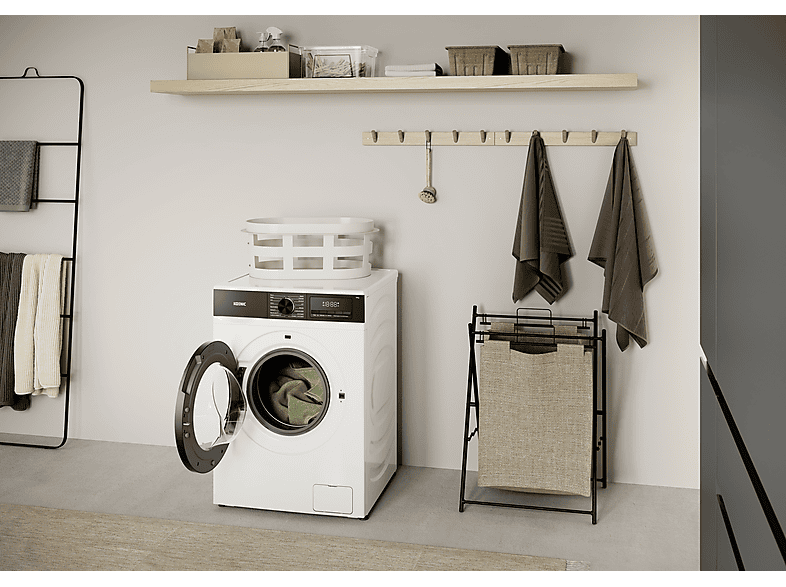 Lavadora carga frontal - KOENIC KWM 10163, 10 kg, 1400 rpm, 16 Programas, Blanco — foto 14