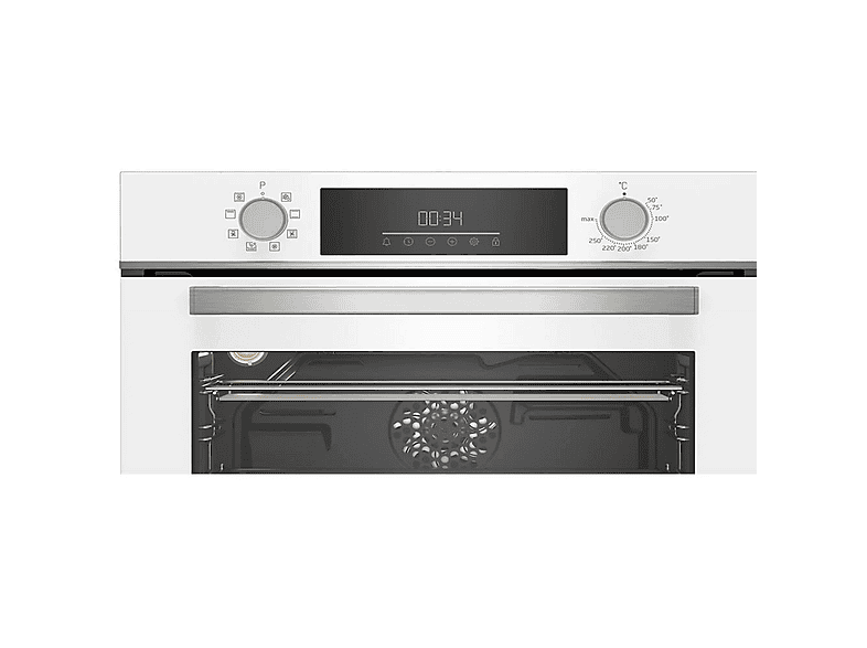 Horno multifunción - BEKO BBCM18300W, Integrable, Hidrolítica, 48 l, 59,4 cm, Blanco — foto 3