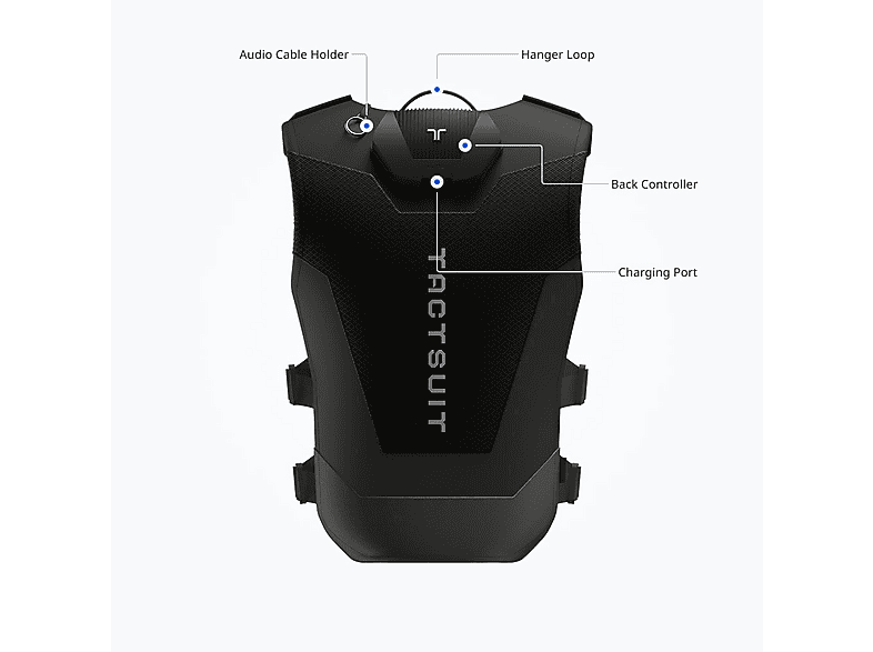 Periférico  - Chaleco háptico inalámbrico TactSuit Pro con 32 motores de retroalimentación BHAPTICS, Meta, Oculus, PlayStation VR2, Meta Quest 2, Meta Quest 3, Meta Quest 3s, Steam VR, PS VR2 — foto 4