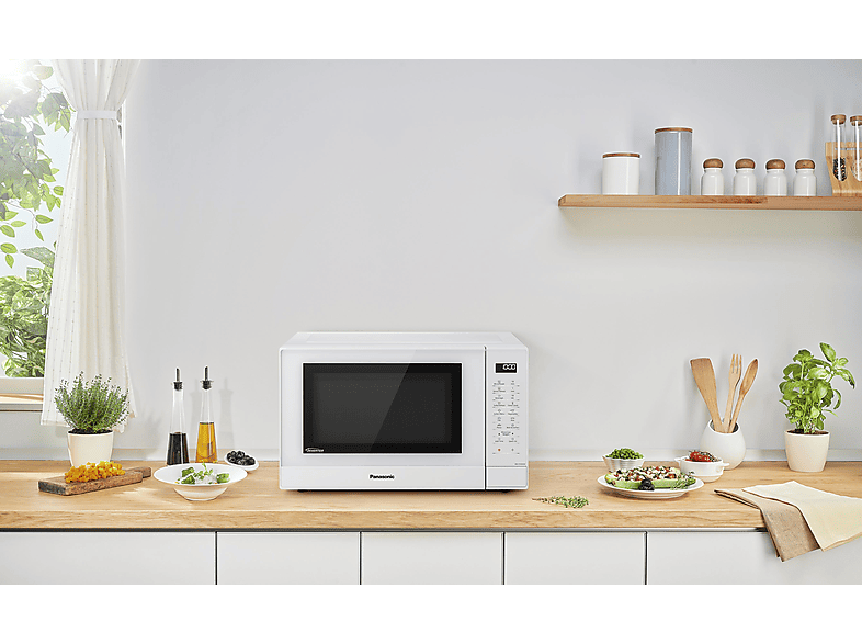 Microondas libre instalación - PANASONIC NN-ST45KWEPG, 2400 W, 7 potencia, 32 l, Blanco — foto 7