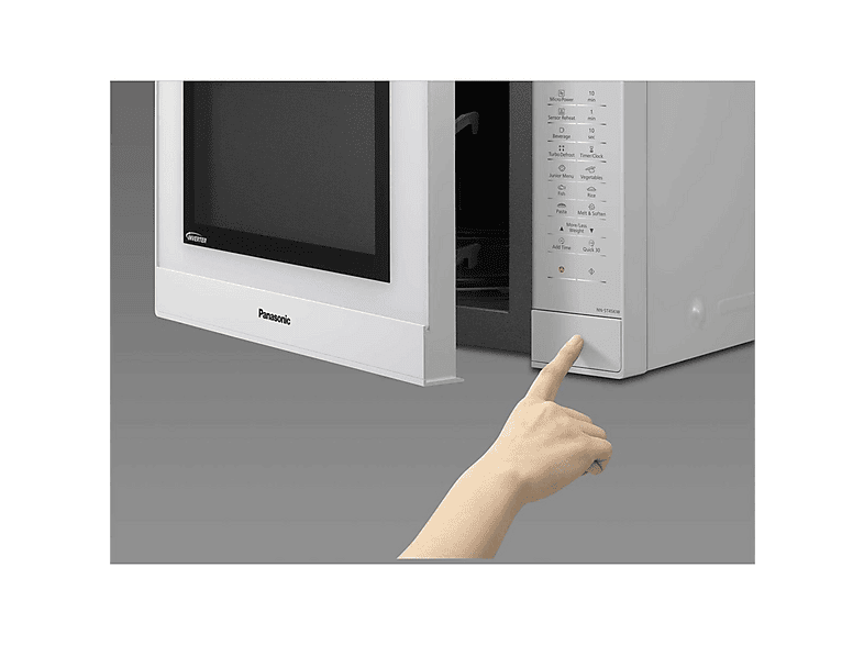 Microondas libre instalación - PANASONIC NN-ST45KWEPG, 2400 W, 7 potencia, 32 l, Blanco — foto 9