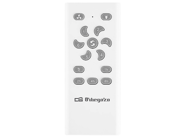 Ventilador de techo - ORBEGOZO CPW 01120, 5 velocidades, Blanco — foto 3