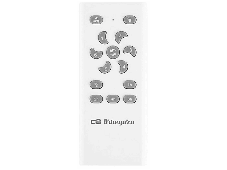 Ventilador de techo - ORBEGOZO CPW 01120, 5 velocidades, Blanco — foto 6
