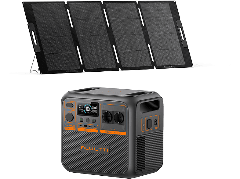Estación de energía - BLUETTI AC270P con panel solar de 200W, AC200Max, AC200L actualizado
