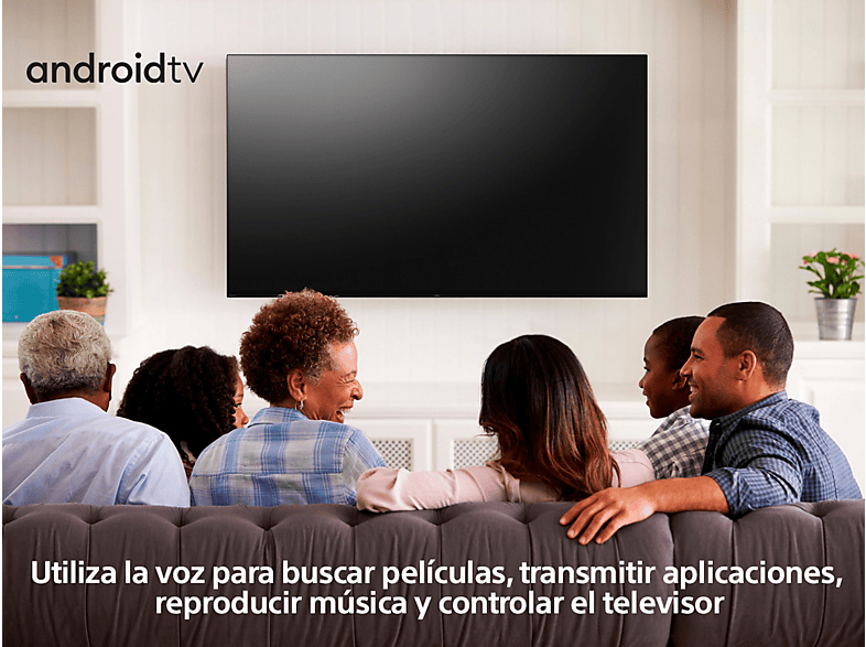TV LED 32" - Sony 32W800, HDR, Android TV, Smart TV, DVB-T2 (H.265), Procesador Bravia Engine, Asistente de Voz, Negro — foto 6