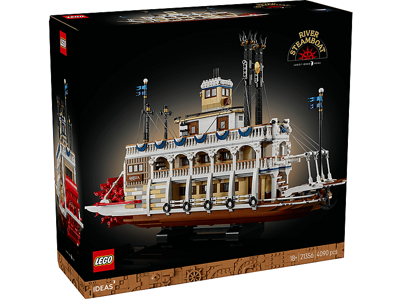 Juego de construcción - LEGO River Steamboat, edad recomendada: 6 año(s), 1 piezas — foto 5