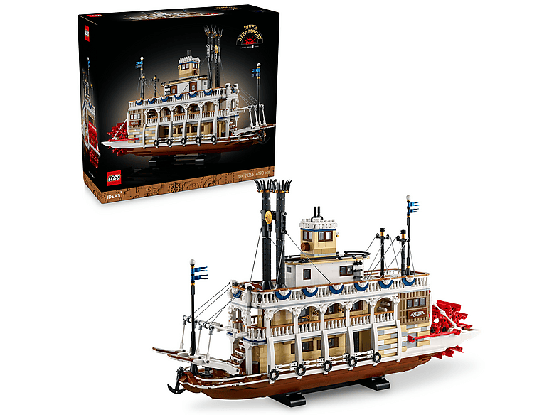 Juego de construcción - LEGO River Steamboat, edad recomendada: 6 año(s), 1 piezas — foto 7