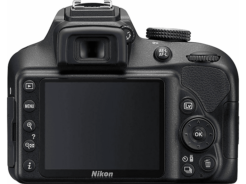 Cámara digital - NIKON D3400, 24,2 megapixel, Full HD 1080p, Negro — foto 8