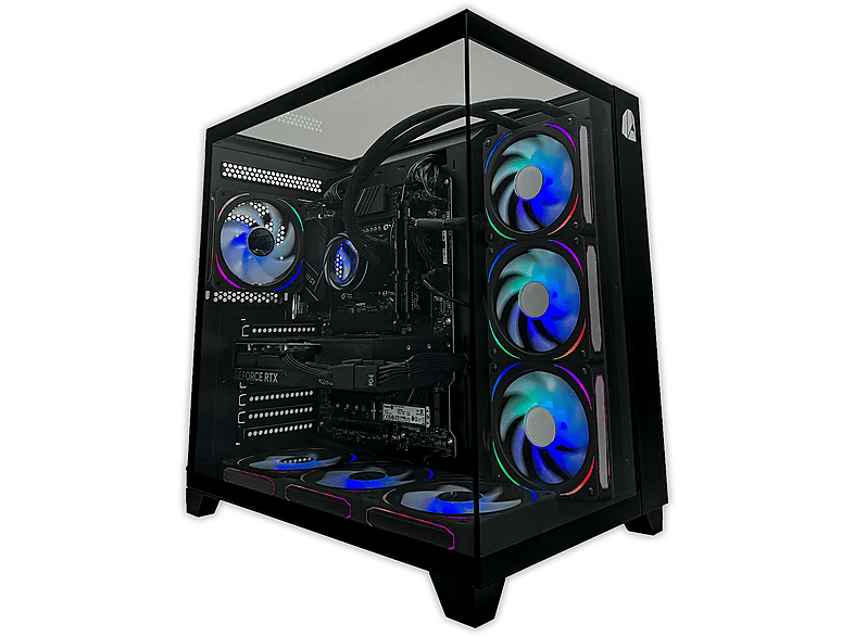 PC Gaming - NITROPC Extremo, Intel Core i9-12900KF (16 núcleos, 24 hilos | 2,40 GHz hasta 5,20 GHz), 32 GB RAM, 2 TB SSD, GeForce RTX™ 5070, Windows 11 Pro, Negro