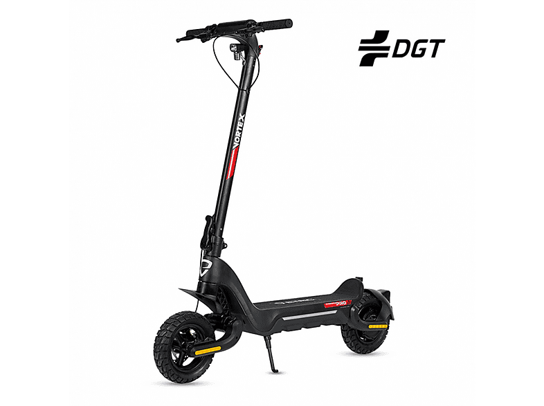Patinete eléctrico - ECOXTREM VORTEX BLACK Homologado, Pot. máx. 1000 W, Carga máx. 150 kg, 50 km autonomía, 15000 mAh, Negro