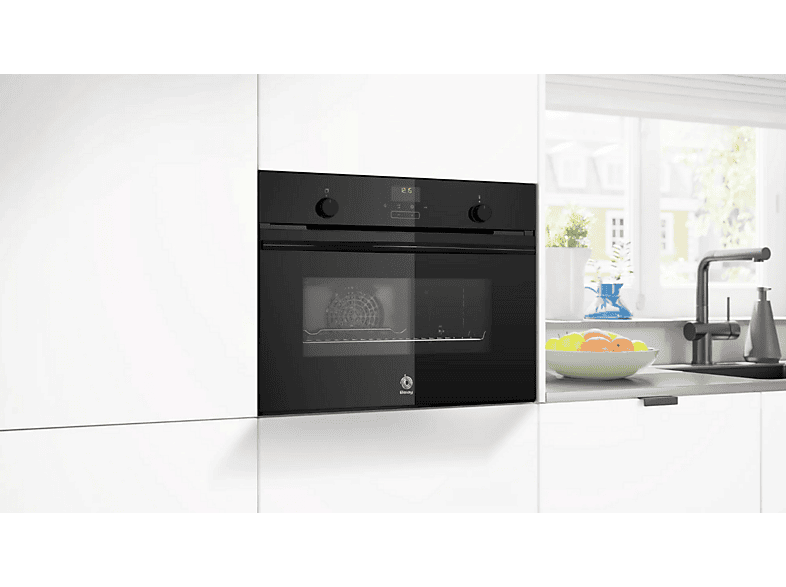 Horno compacto - Balay 3CB5159N3, Integrable, Sí, 47 l, 59,4 cm, Cristal Negro — foto 5
