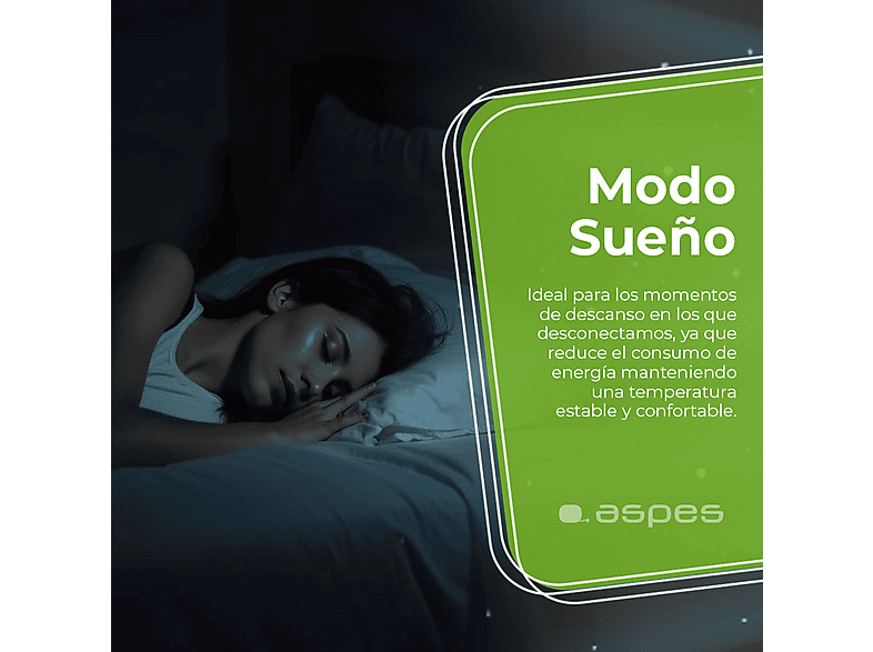 Aire acondicionado Split 1x1 - ASPES AAAS2400W, Blanco — foto 6