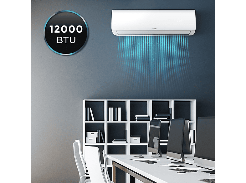 Split 1x1 - CECOTEC 8185 AIRCLIMA 12000 SMARTFRESH CONNECTED, 12000 fg/h, Función Inverter, Blanco — foto 5