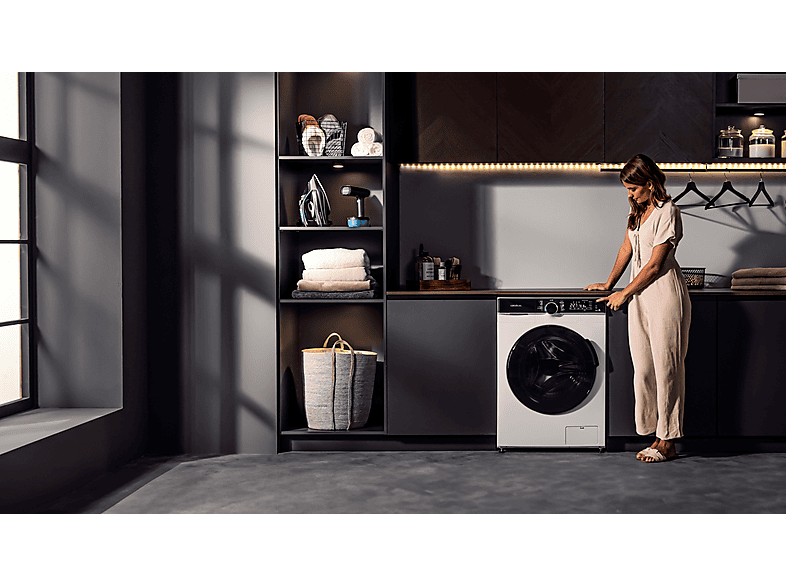 Lavadora carga frontal - Cecotec Bolero DressCode 121000 A, 12 kg, 1400 rpm, Motor Inverter Plus, Lavado con vapor, White — foto 5