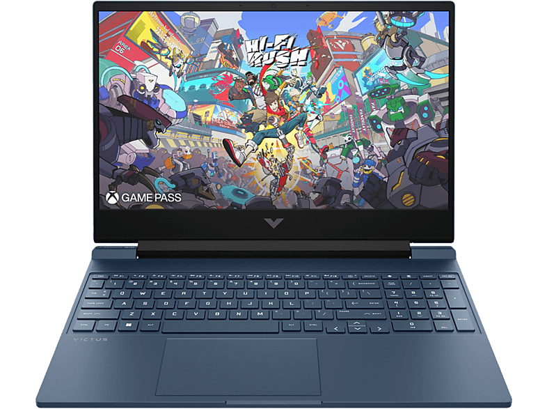 Portátil gaming - HP Victus 15-fa2027ns, 15.6" Full HD, Intel® Core™ 7 240H, 16GB RAM, 1TB SSD, RTX™ 5060, Sin sistema operativo, Azul