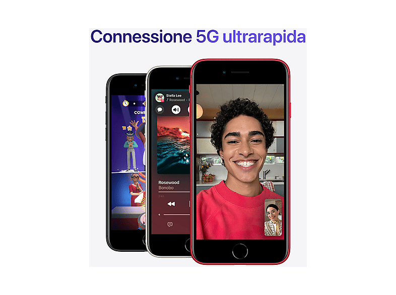 APPLE iPhone SE, Negro, Móvil iOS, 64 GB, 4 GB RAM, 4,7 " IPS, Anti-huellas, Chip A15 Bionic, 2018 mAh — foto 6