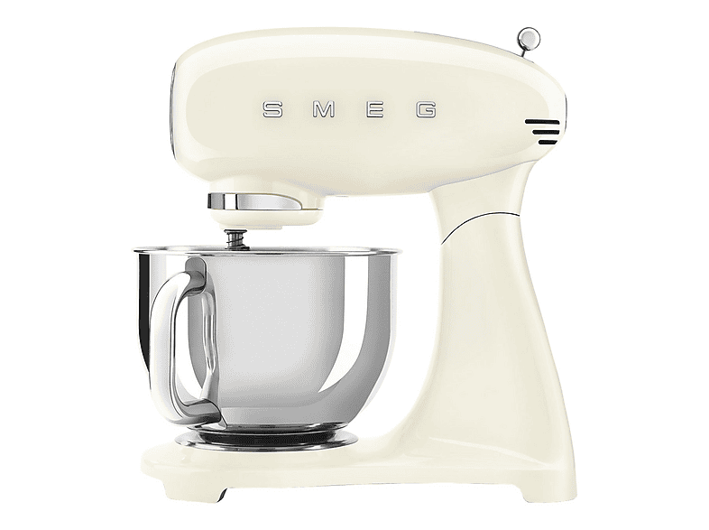 Robot de cocina - SMEG  SMF03CREU CREMA, 800 W, 4,8 l, Crema