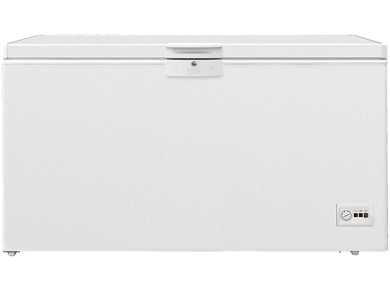 Congelador horizontal - Beko HSM46740, 155.5 cm, 451l, Cíclico, Iluminación LED, 3 Cestos, Blanco