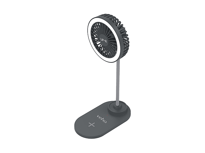 Ventilador de pie - VEHO UF-2, 15 W, 3 velocidades, Negro — foto 2