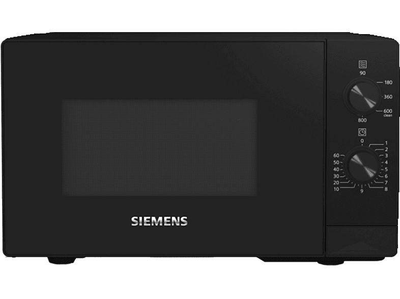 Microondas libre instalación - SIEMENS FF020LMB2, 800 W, 5 potencia, 20 l, Negro